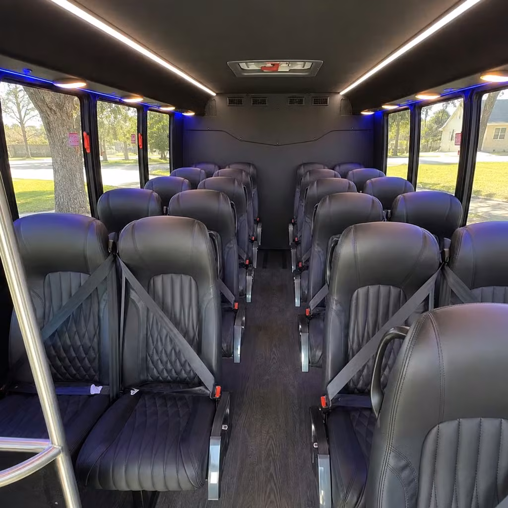 30 passenger minibus inside