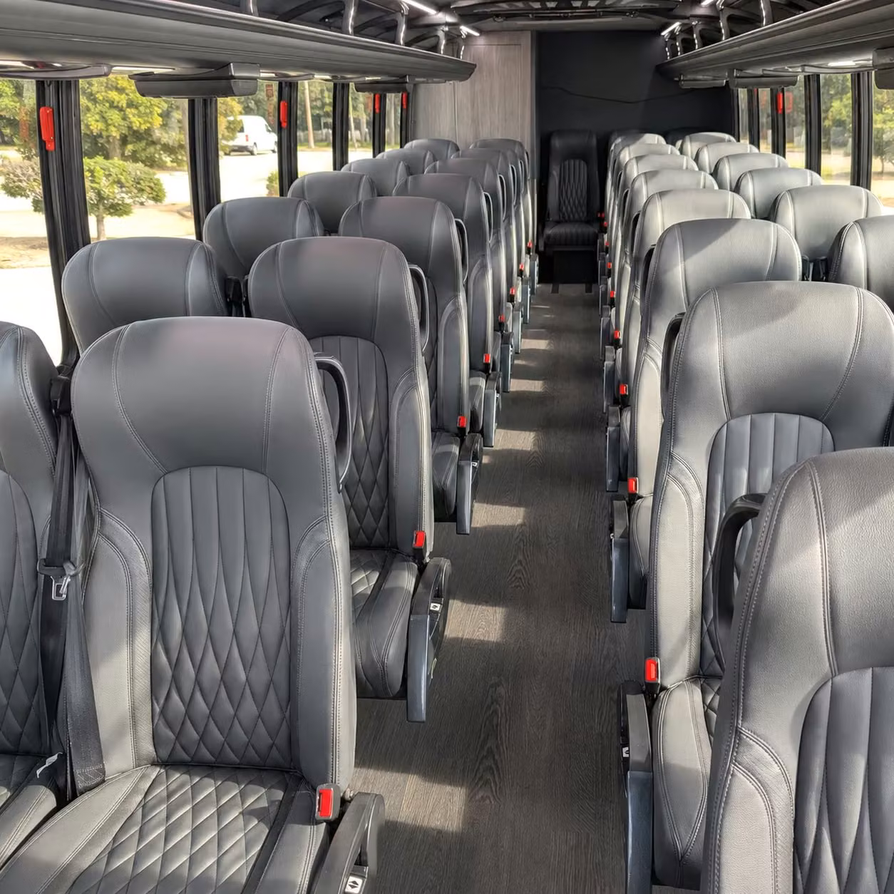 30 passenger minibus interior