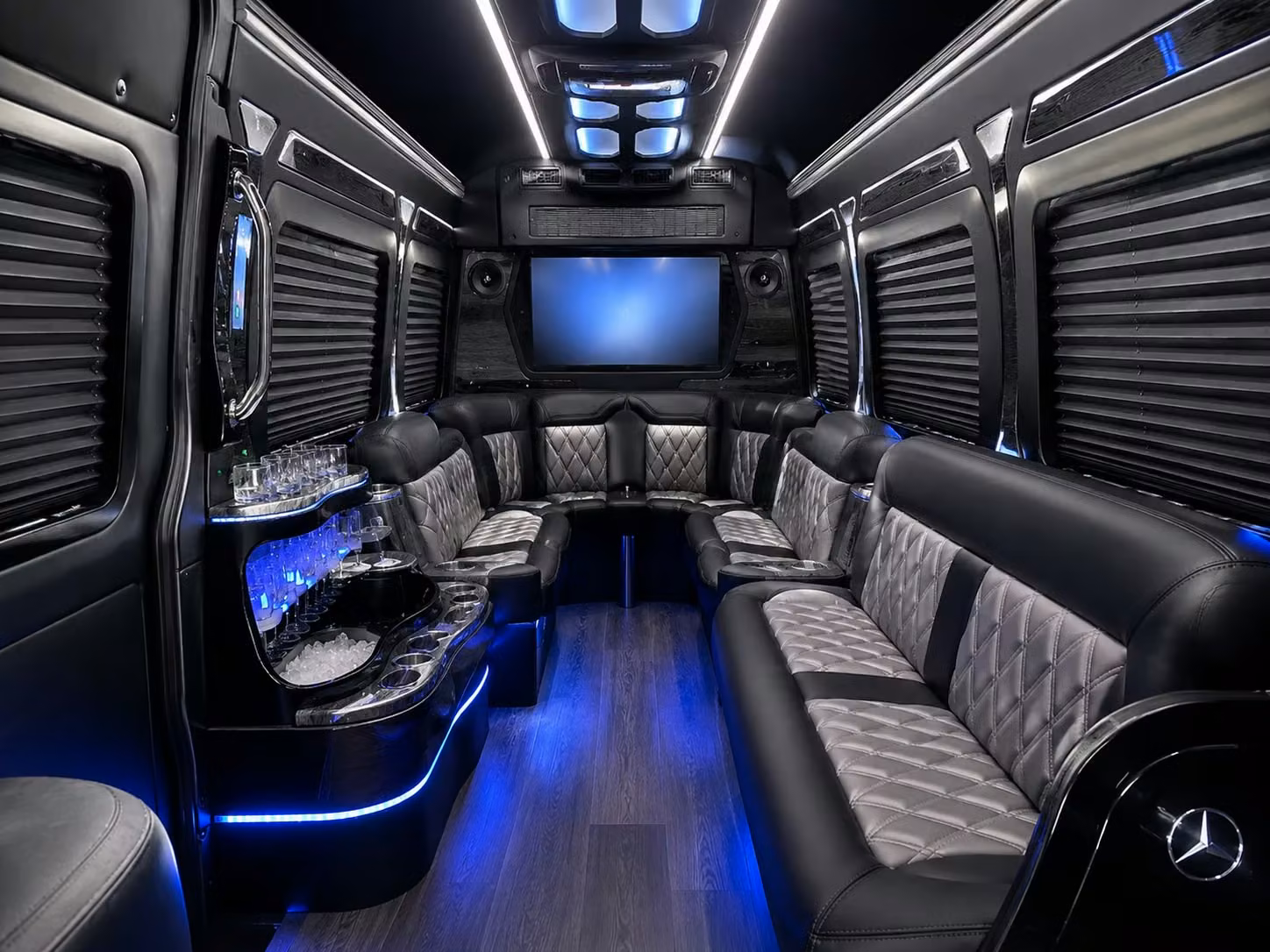 bus rental options for conroe trips