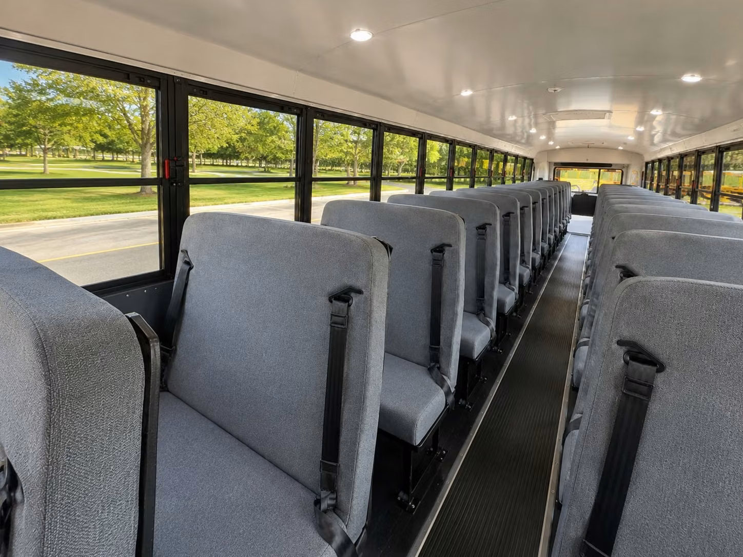 school bus interior