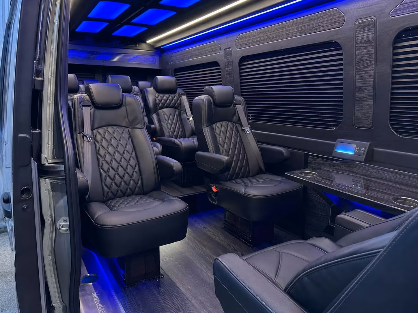 sprinter van transportation for groups and events across conroe
