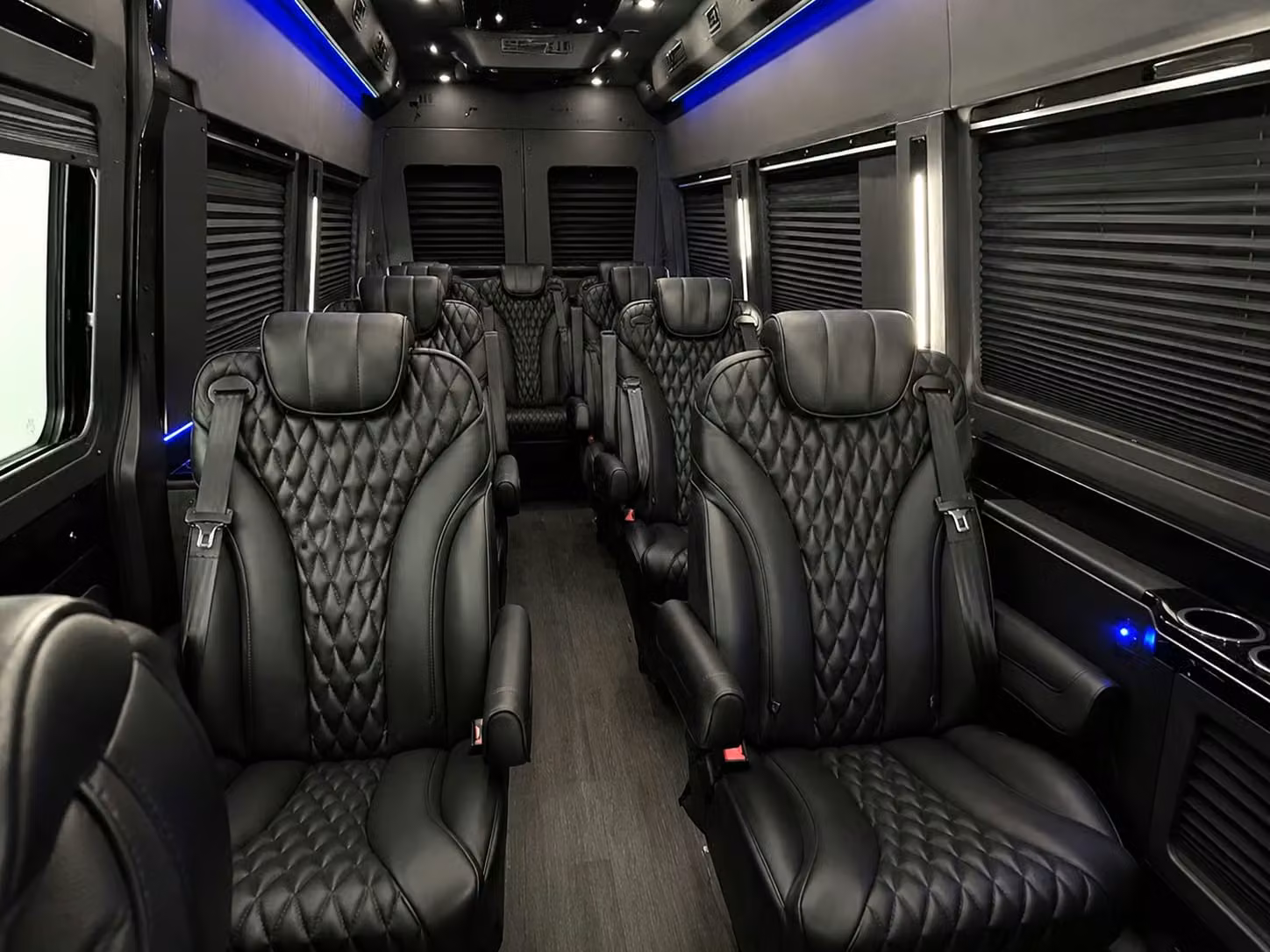 sprinter van with driver inside
