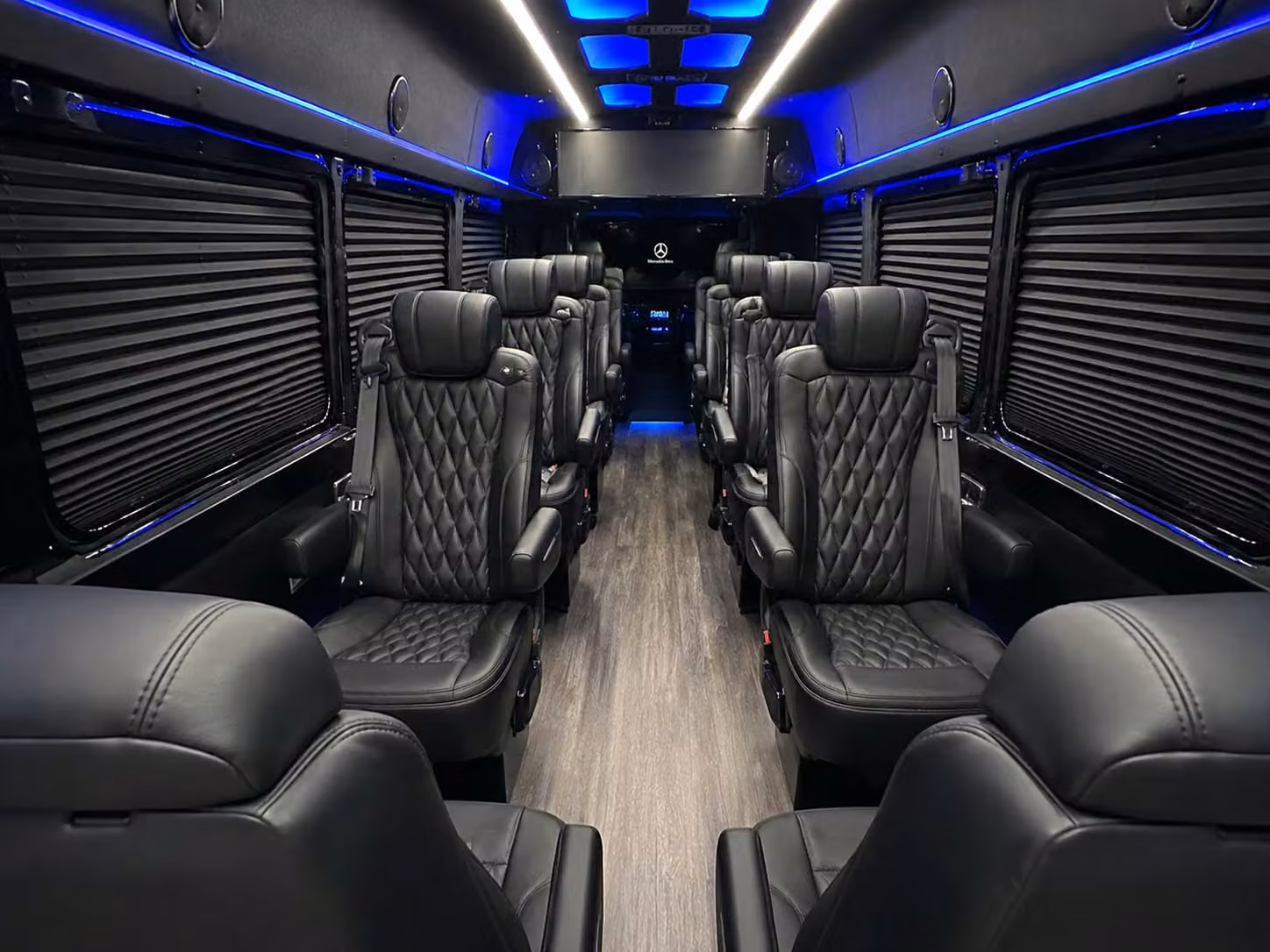 sprinter van with driver interior